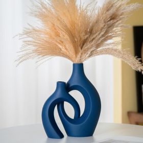 Hollow Ceramic Vase Set of 2