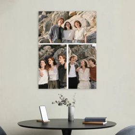 Custom Canvas Prints 3 by 4 Vertical 3Pcs Images Print Photos - 1.5'' (size: 12"*16")